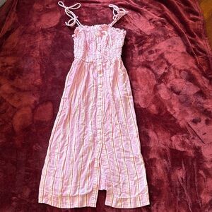 Universal Thread Pink and White Striped Chemise